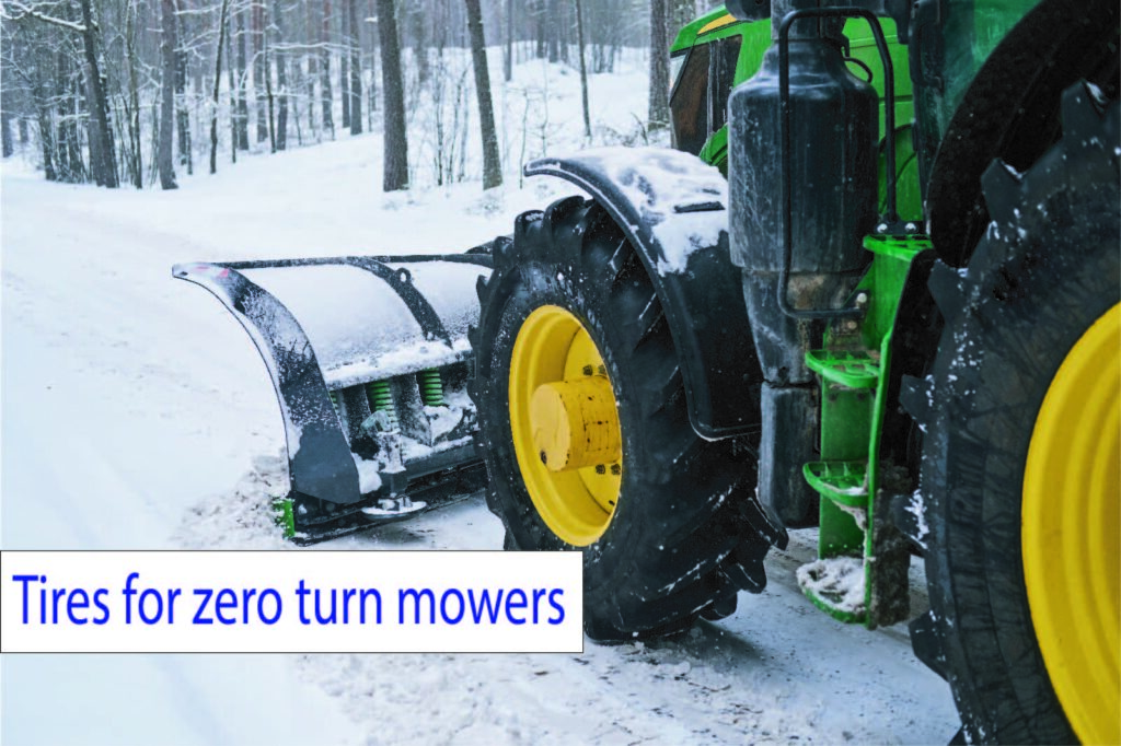 Tires for zero turn mowers