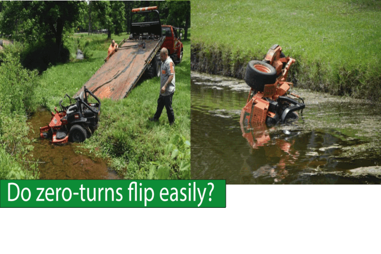 Can a Zero-Turn Mower Flip Over?